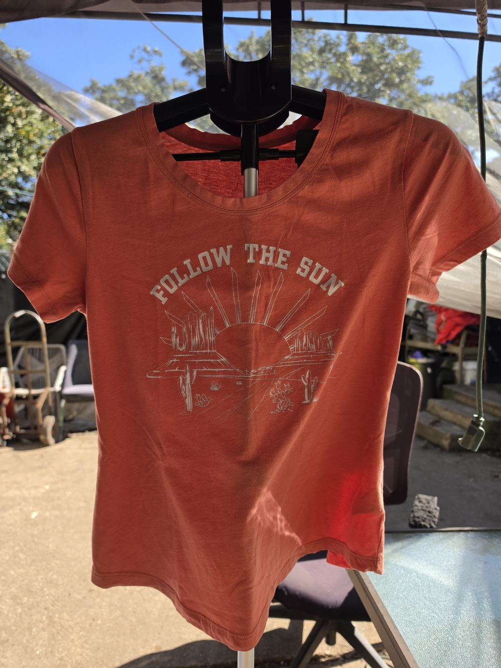 NATURAL LIFE Orange 'Follow The Sun' Short Sleeve Tee
